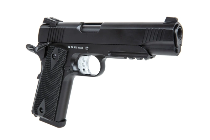 Double Bell M1911 302 Black pistol replica