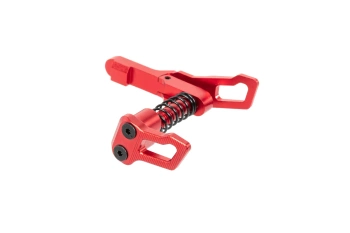 Aluminiowy zwalniacz magazynka Maxx Model Advanced typu B do replik MTW M4 Czerwony