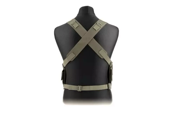 Kamizelka taktyczna typu Chest Rig - oliwkowa