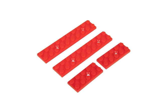 MLOK Rail Guards Blocks - Red