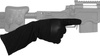 Rekawice taktyczne TM Tactical snajperskie długie glv_01_blk (S)