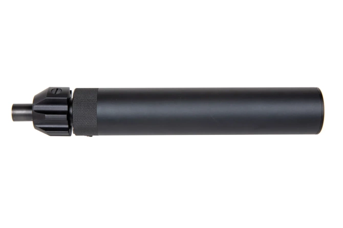 Tłumik dźwięku 5KU do replik QD MP7A1 KSC/KWA/Umarex (12mm CW) Czarny