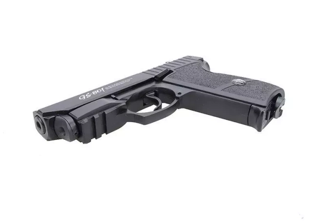 GS-801 pistol replica with laser target marker