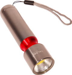 latarka srebrna z roznymi kolorami szyjki CBL-701