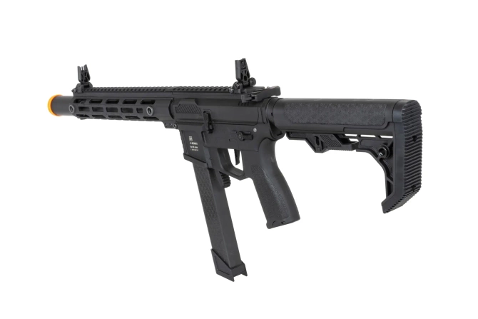 airsoft Specna Arms SA-FX02 FLEX™ HAL ETU machine gun Black with orange discharge device