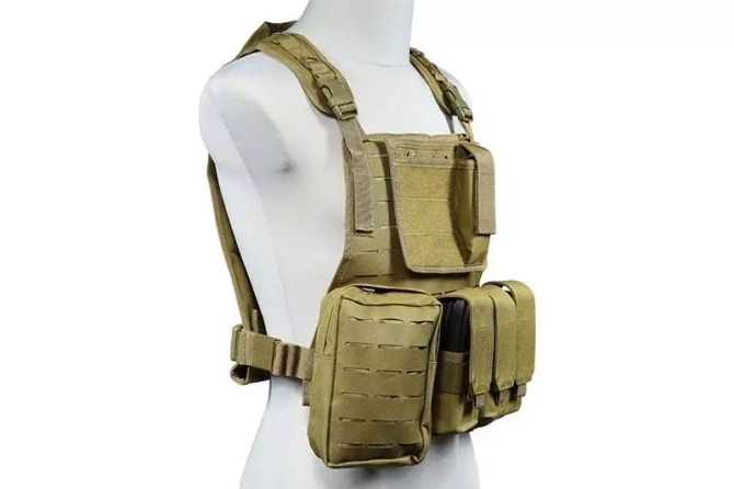 Kamizelka taktyczna typu MBSS (LaserCut) - Tan