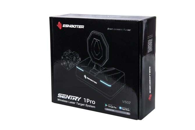 E-Shooter Sentry Laser and Sentry 1 Pro Training Target Set Black