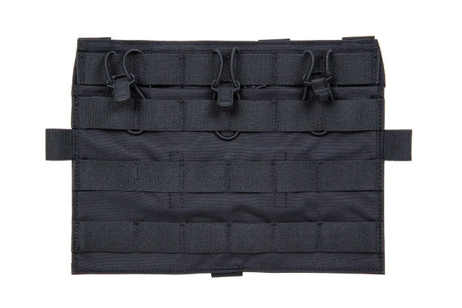 Ape Force Gear load panel for 3 M4/M16 Flat magazines Black