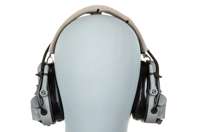 Taktyczny zestaw słuchawkowy Wosport HD-17-A Gen 6 Szary