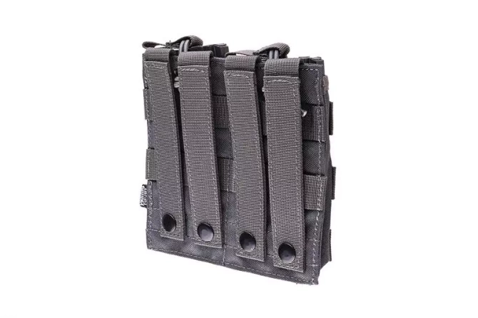 Double Open I Pouch for AK/M4/G36 Magazines - Primal Grey