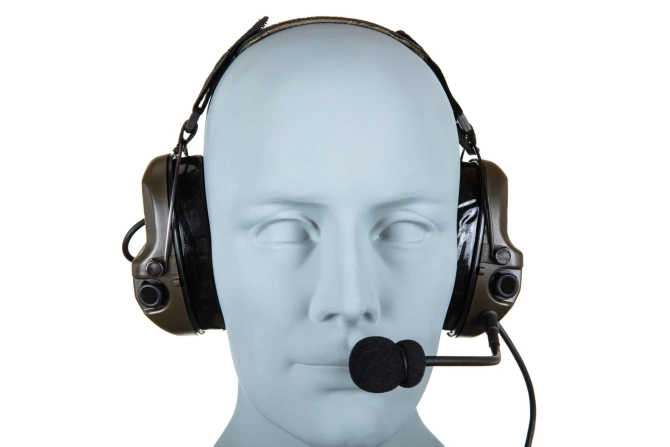 Zestaw słuchawkowy Tac-Sky WYS0142B Back Headband Headset Foliage Green