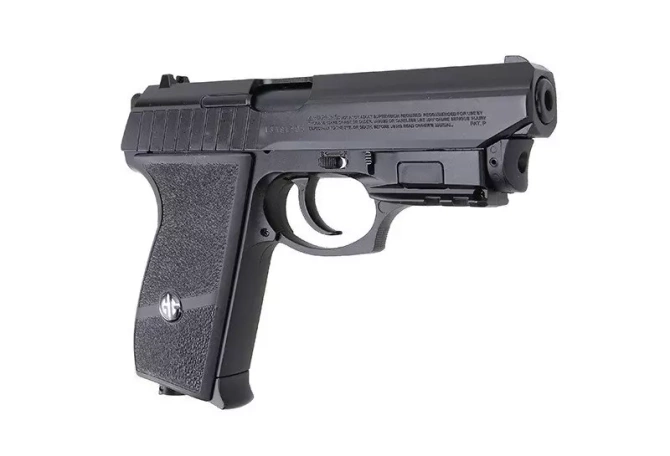 GS-801 pistol replica with laser target marker