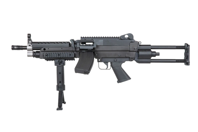 Karabin maszynowy ASG A&K M249 Para Czarny
