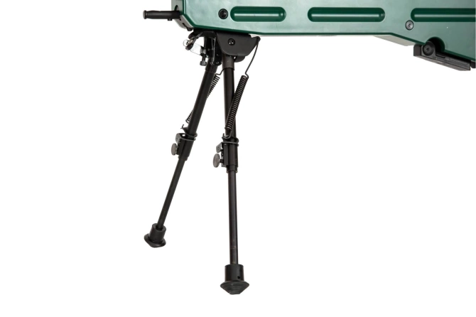 SV-98 CORE™ sniper rifle replica with bipod, scope and sound suppressor - russian green