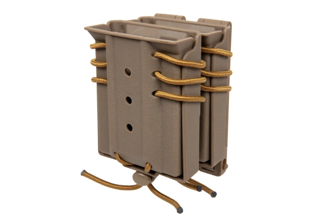 Ładownica na 2 magazynki M4/M16 Wosport Urban Assault Quick Pull Tan