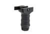 TD Short Forward Grip with QD Mount for RIS Rail - black