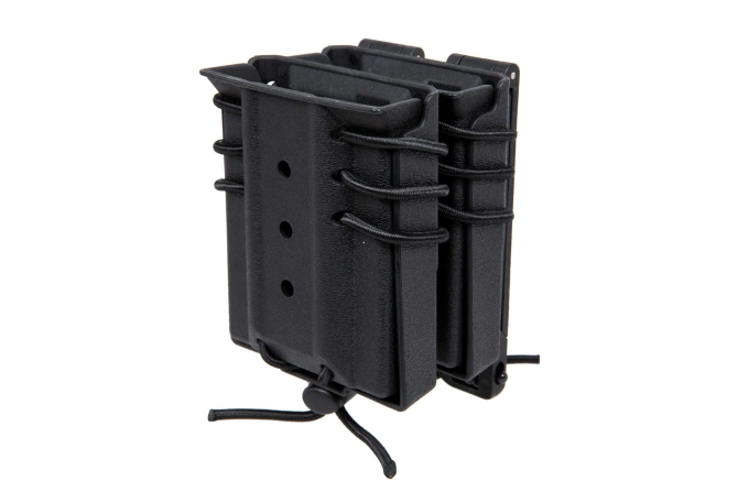 Carrier for 2 M4/M16 magazines Wosport Urban Assault Quick Pull Black