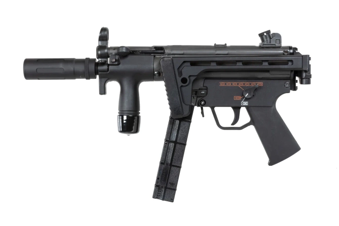 airsoft BOLT Airsoft SWAT K (B.R.S.S) submachine gun with dummy sound suppressor