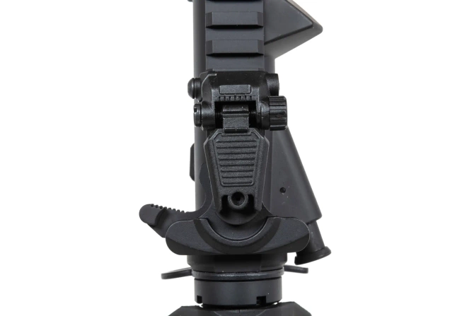 Karabinek ASG Specna Arms RRA M4 SA-E25 HAL ETU™ Czarny z pomarańczowym urządzeniem wylotowym