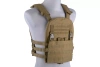 Plate Carrier w/ Removable Panel Tactical Vest - Tan