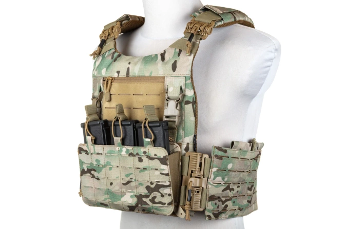 Specna Arms Tactical QR Plate Carrier Vest Multicam