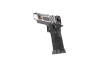 Specna Arms SA-VGP20 VAPOR™ Optics Ready airsoft Pistol Black and Silver