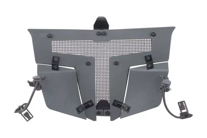 Maska do hełmów typu FAST - szara