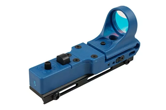 SeeMore Railway Reflax Red Dot Sight - blue