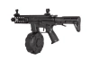 PX9 submachine gun replica (+ DRUM magazine) - black
