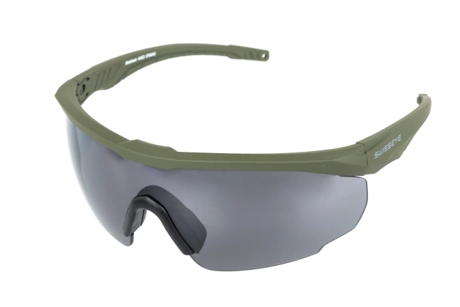 Swiss Eye Blackhawk Olive Safety Glasses