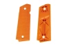 Polymer grip panels for Colt 1911 - orange