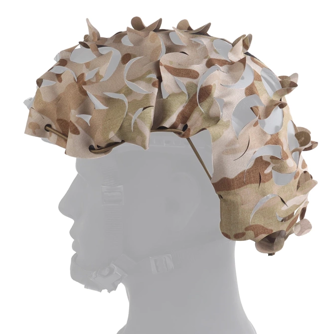 Uniwersalne maskowanie na hełm Wosport Laser Cut Cover Multicam Arid