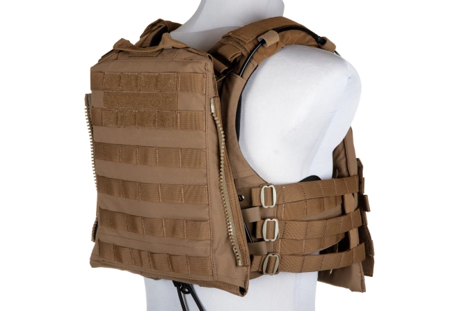 PRIMAL GEAR Plate Carrier Trias Tactical Vest Coyote Brown