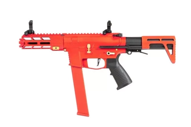 Nemesis X9 submachine gun replica - red