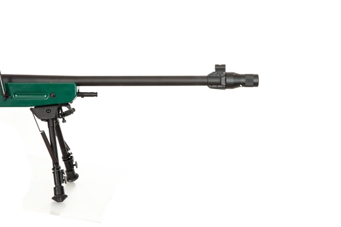 Replika karabinu snajperskiego SV-98 CORE™ z lunetą, dwójnogiem i tłumikiem - russian green