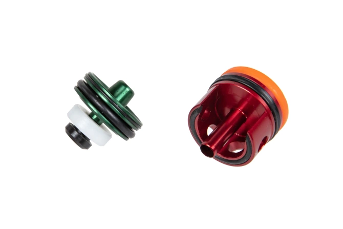 TopMax ERGAL CNC DMR Air-Brake piston and cylinder head kit (orange PAD)