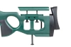 Snow Wolf SW-98 airsoft sniper rifle with bipod, scope and silencer