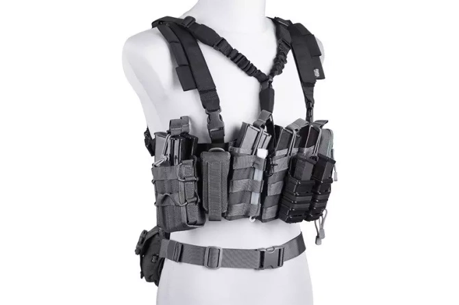 Dynamic Chest Rig Tactical Vest - Black