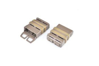 Two Friction OpenTop STANAG mag pouches - Dark Earth