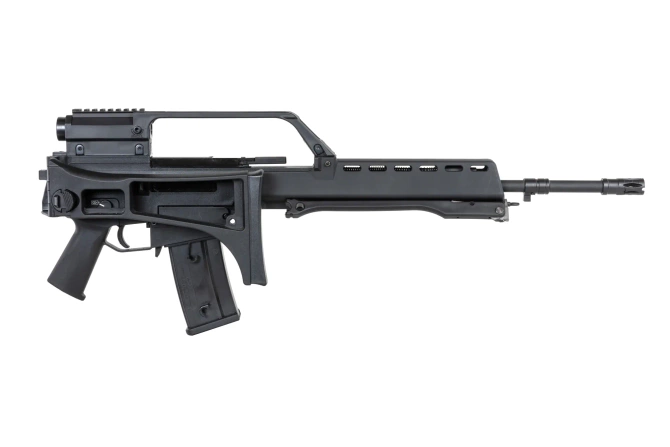 Karabinek ASG SRC DUAL POWER SR36K COB-301 z dwójnogiem i lunetą Czarny