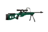 SV-98 CORE™ sniper rifle replica with bipod, scope and sound suppressor - russian green