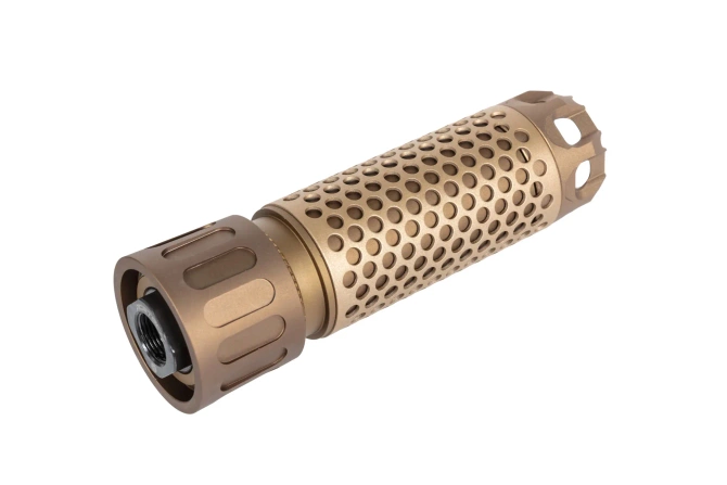 Zestaw Acetech tłumik płomienia MKIII QD + tłumik dźwięku Predator MKIII QD + Tracer Blaster MS Tan