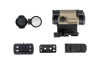 JJ Airsoft M5 red dot sight with 3 mounts Tan