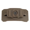Universal flashlight mount for Wosport Tan helmet