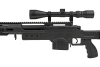 MB4411D sniper rifle replica with scope and bipod - black