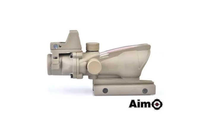 4X32C ACOG (Fibre Optics Illumination + RMR Sight) Replica - Tan