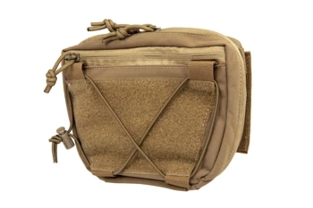 Podwieszana kieszeń taktyczna z klamrą QR Wosport Coyote Brown