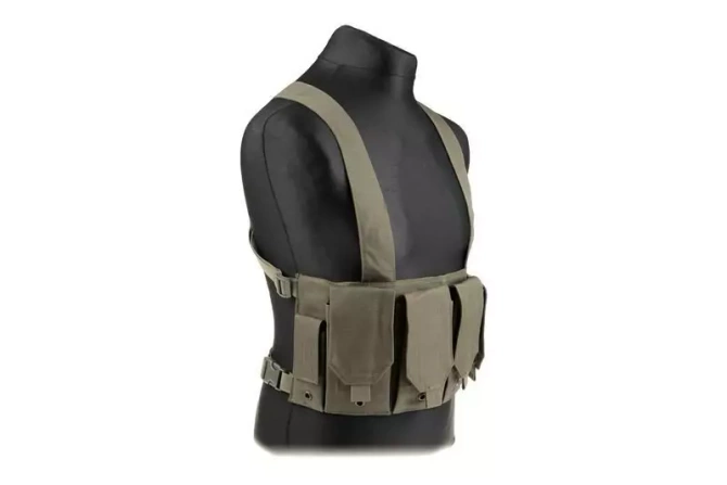 Kamizelka taktyczna typu Chest Rig - oliwkowa