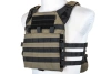 Kamizelka taktyczna Specna Arms Tactical typu Plate Carrier z panelem szturmowym Ranger Green