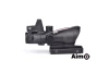4X32C ACOG (Fibre Optics Illumination + RMR Sight) Replica - Black